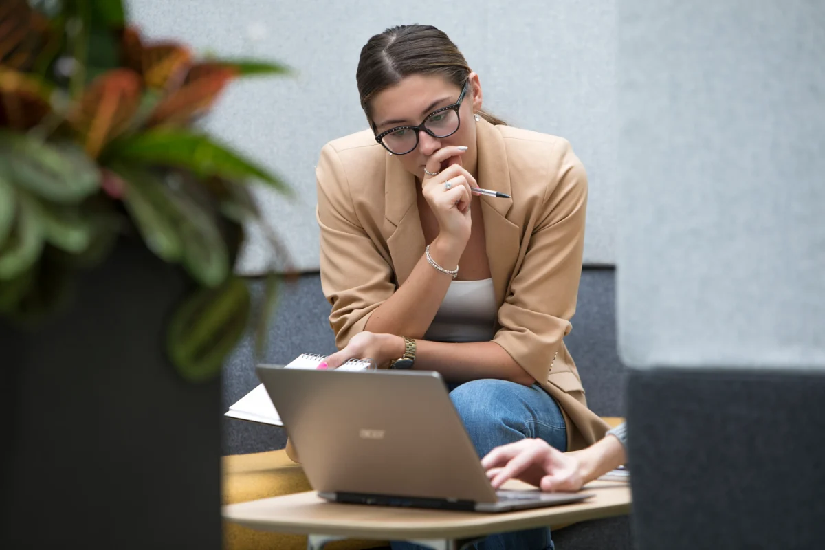 Studying employee