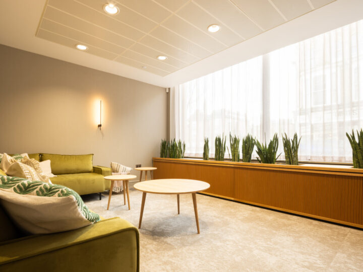 wellbeing space with light
