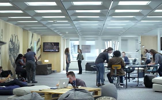 co-working space in the media